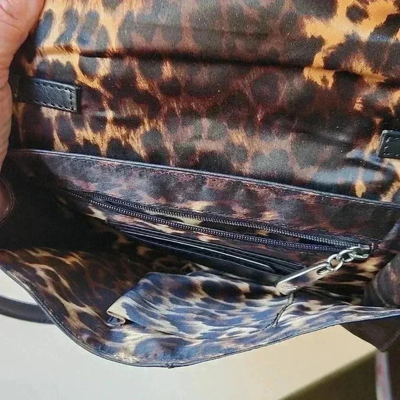 Grace Adele Genuine Leather Clutch Purse Black - Picture 9 of 16